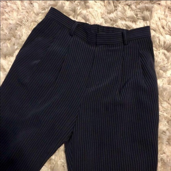 UNIQLO Pinstripe Dress Taper Pant Small - Picture 3 of 6